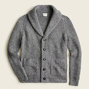 NEW: Rugged merino wool cardigan sweater